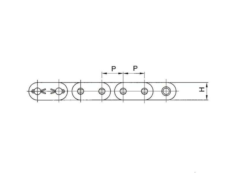 A Series of Straight Roller Chain