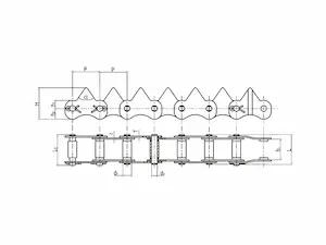 水稻收割機鏈條S3318T