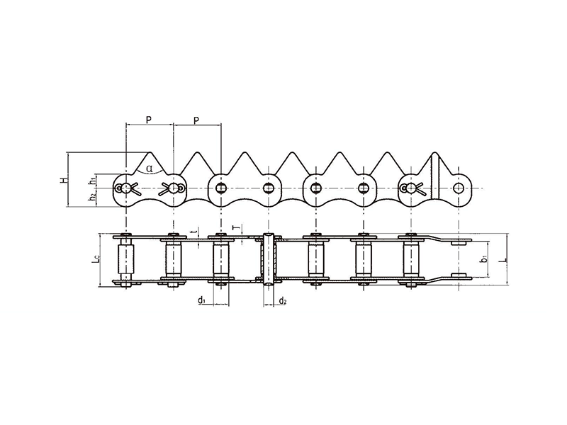 水稻收割機鏈條S3318T