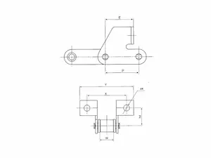 帶附件鋼制農機鏈S52SD